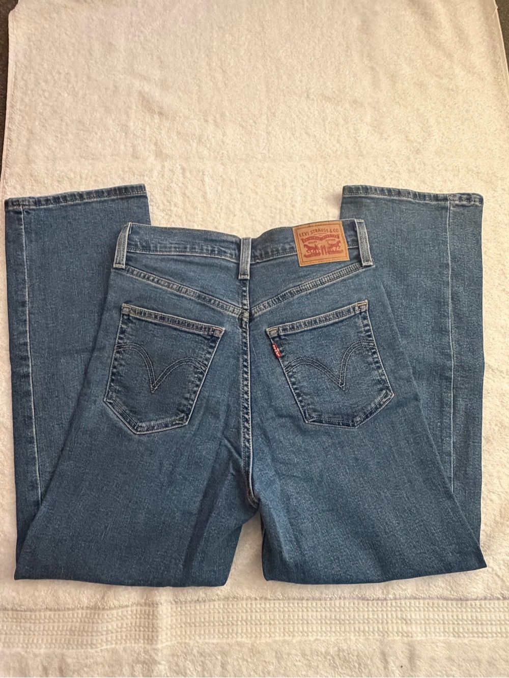 Levi's Blue Straight Leg Women's Jeans